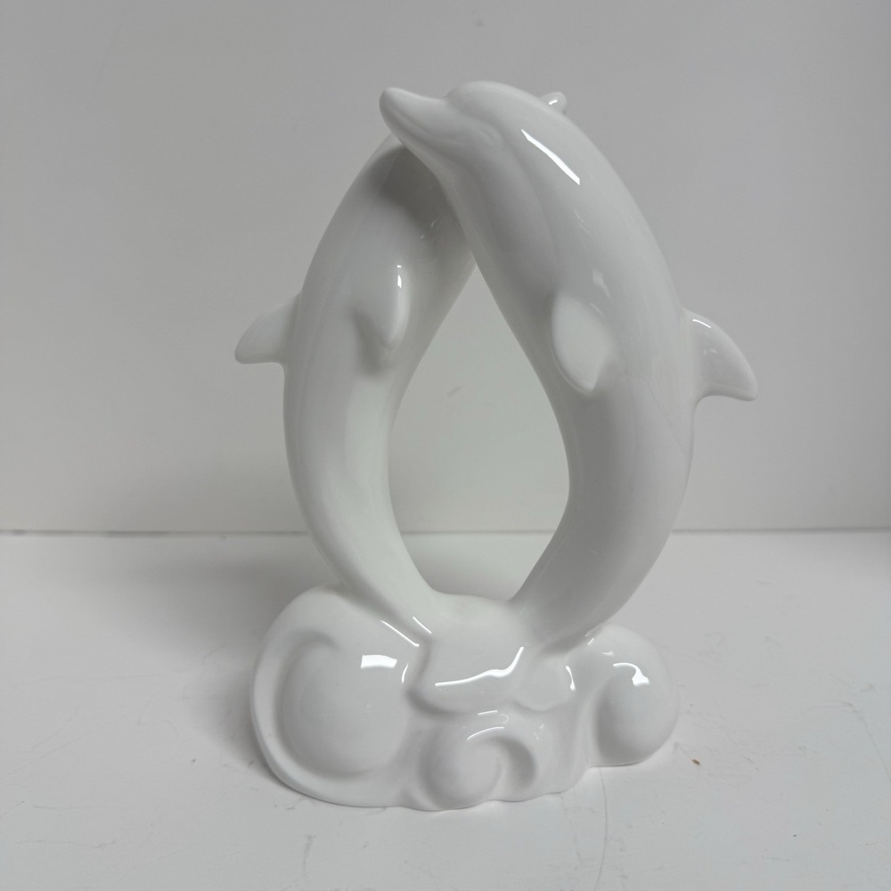 Moments By Coalport Perfect‎ Harmony Dolphin Figurine Bone China England White